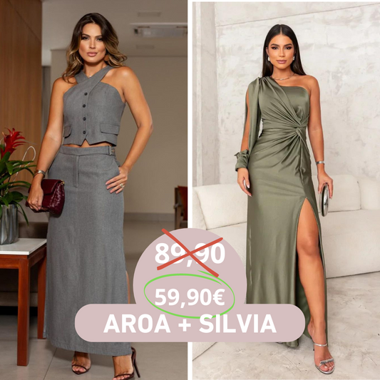 LÄCHELN SIE MIT DEM SET: AROA+SILVIA